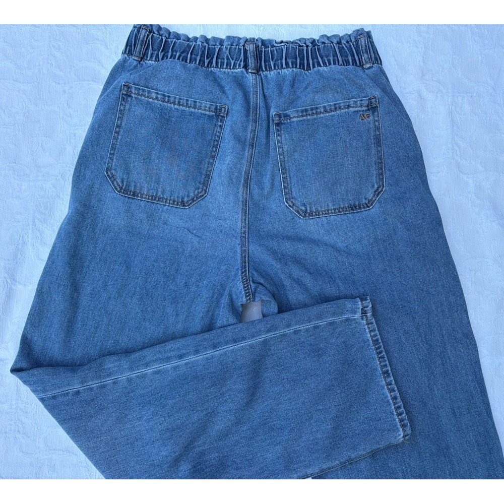 Women's American Eagle Baggy Jean size 14 Blue NO. 3685 - Picture 8 of 10